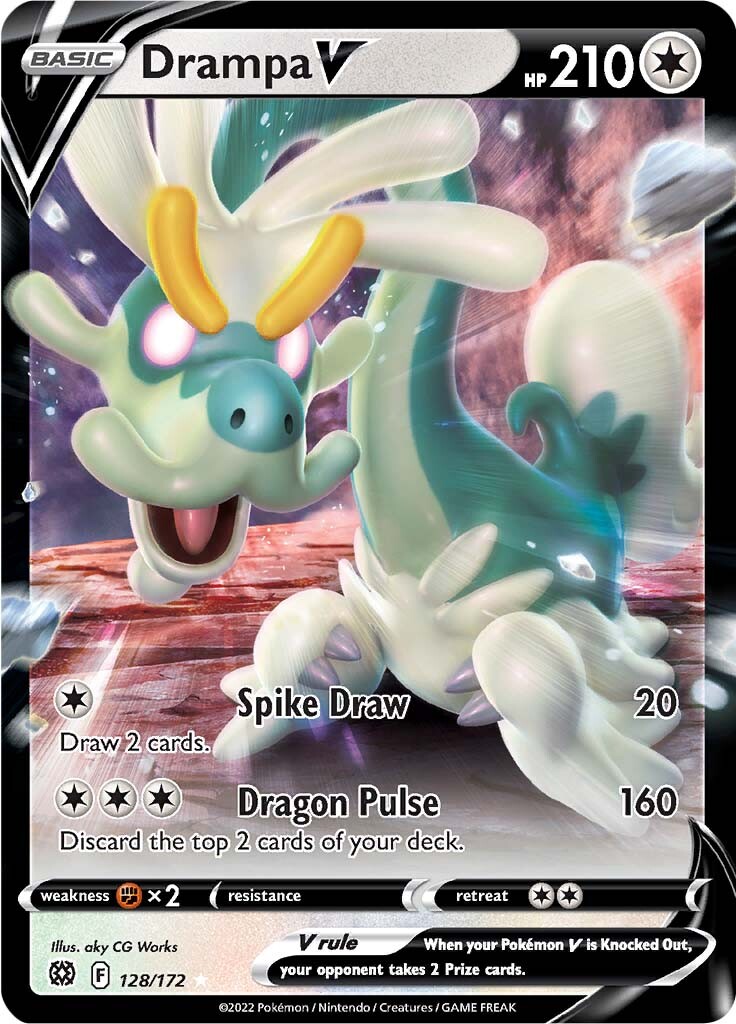 Drampa V (128/172) [Sword & Shield: Brilliant Stars] | Anubis Games and Hobby