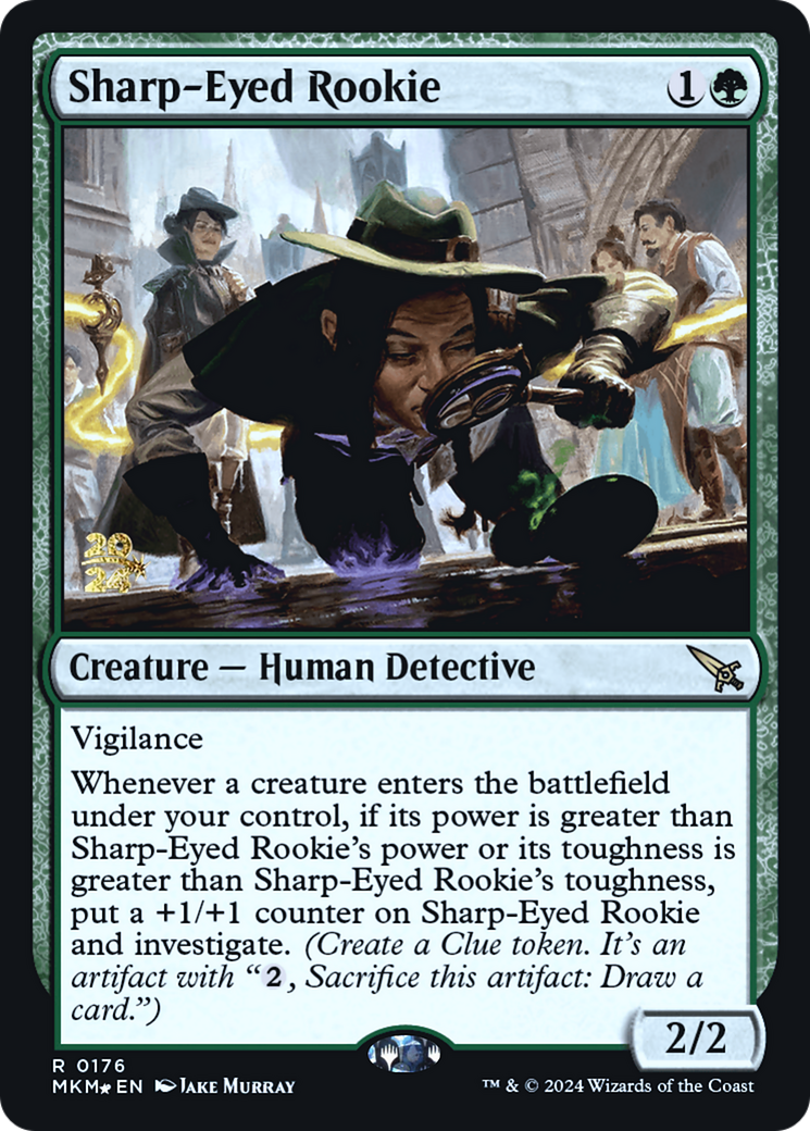 Sharp-Eyed Rookie [Murders at Karlov Manor Prerelease Promos] | Anubis Games and Hobby