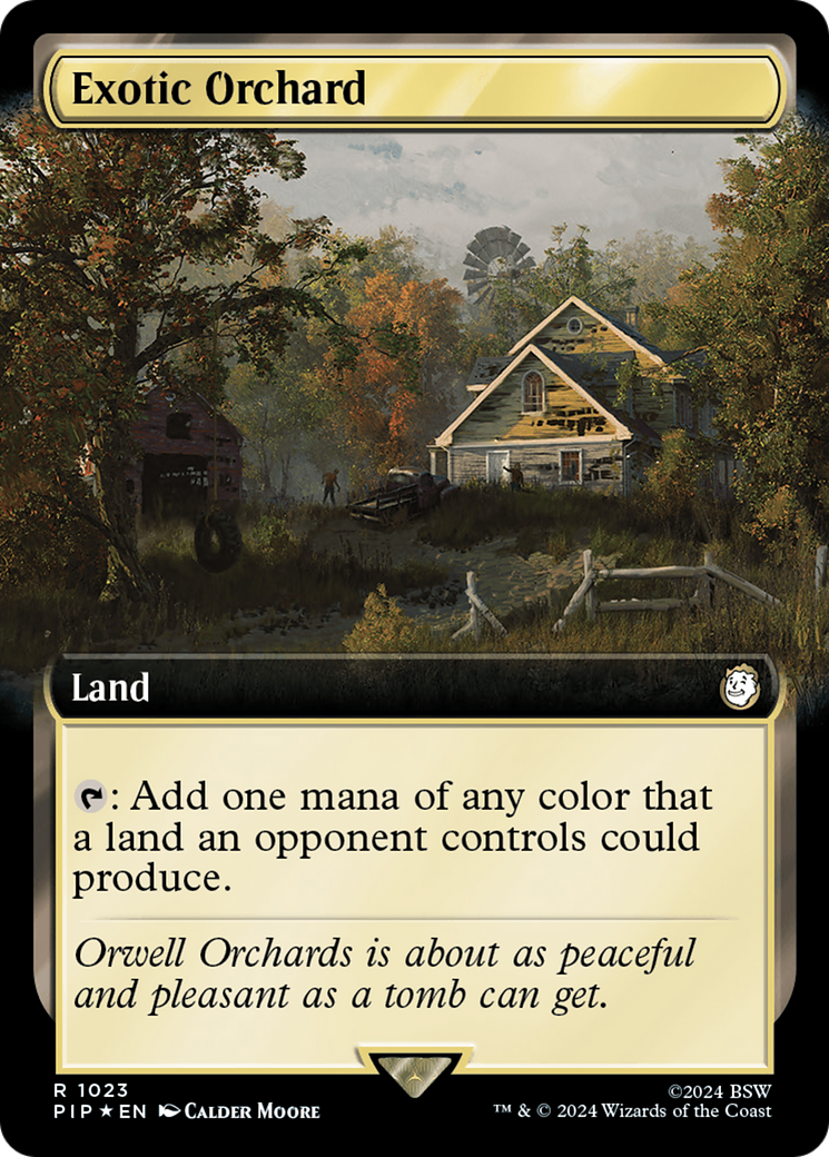 Exotic Orchard (Extended Art) (Surge Foil) [Fallout] | Anubis Games and Hobby