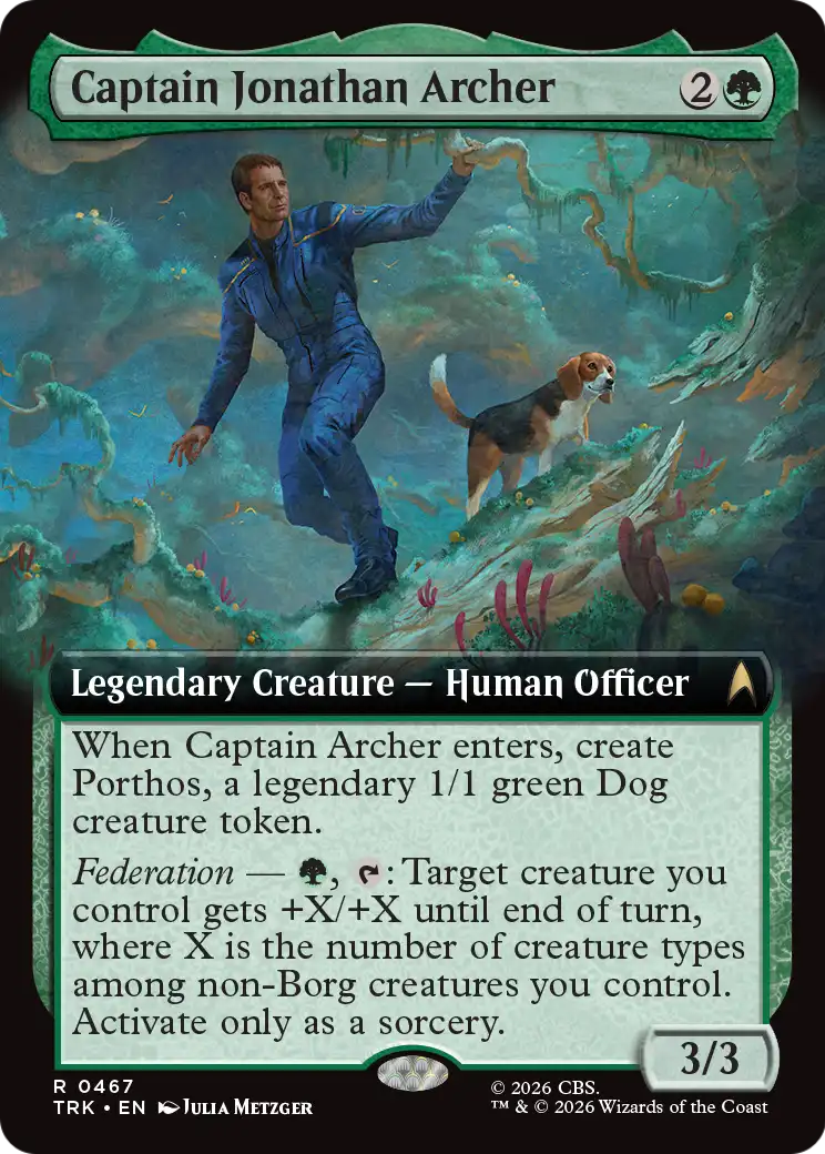 Captain Jonathan Archer (Extended Art) [Star Trek] | Anubis Games and Hobby
