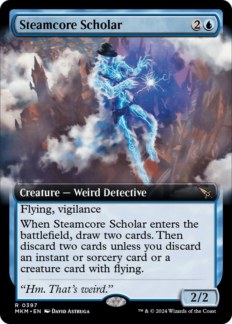 Steamcore Scholar (Extended Art) [Murders at Karlov Manor] | Anubis Games and Hobby