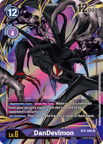 DanDevimon [BT4-088] (Alternate Art) [Great Legend] | Anubis Games and Hobby