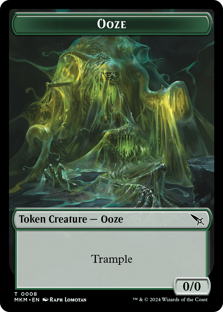 Ooze Token [Murders at Karlov Manor Tokens] | Anubis Games and Hobby