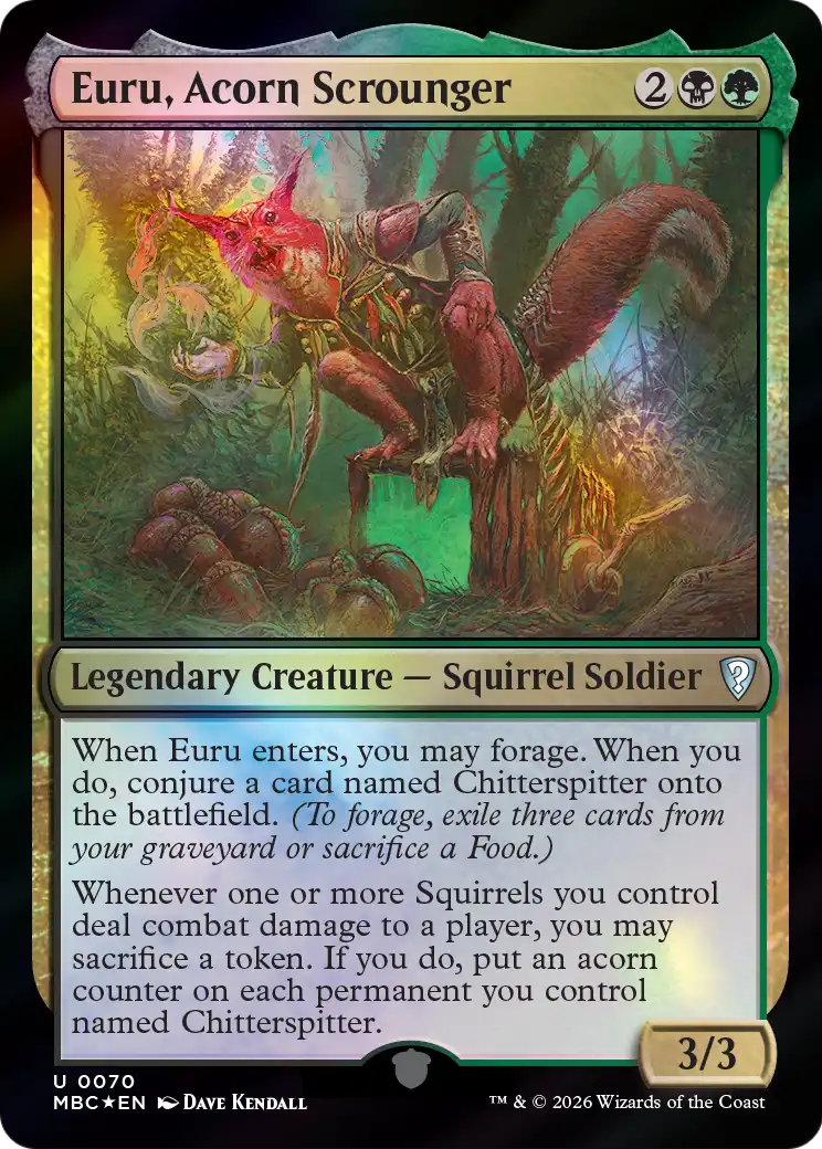 Euru, Acorn Scrounger [Mystery Booster: Commander Edition] | Anubis Games and Hobby