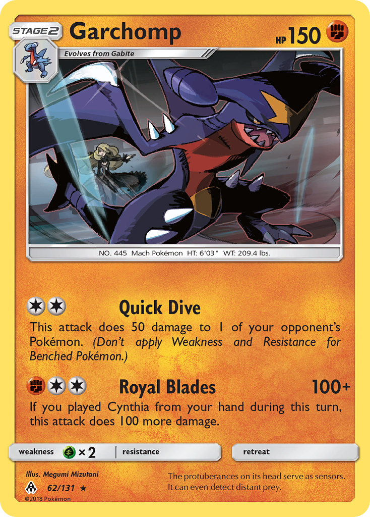 Garchomp (62/131) [Sun & Moon: Forbidden Light] | Anubis Games and Hobby