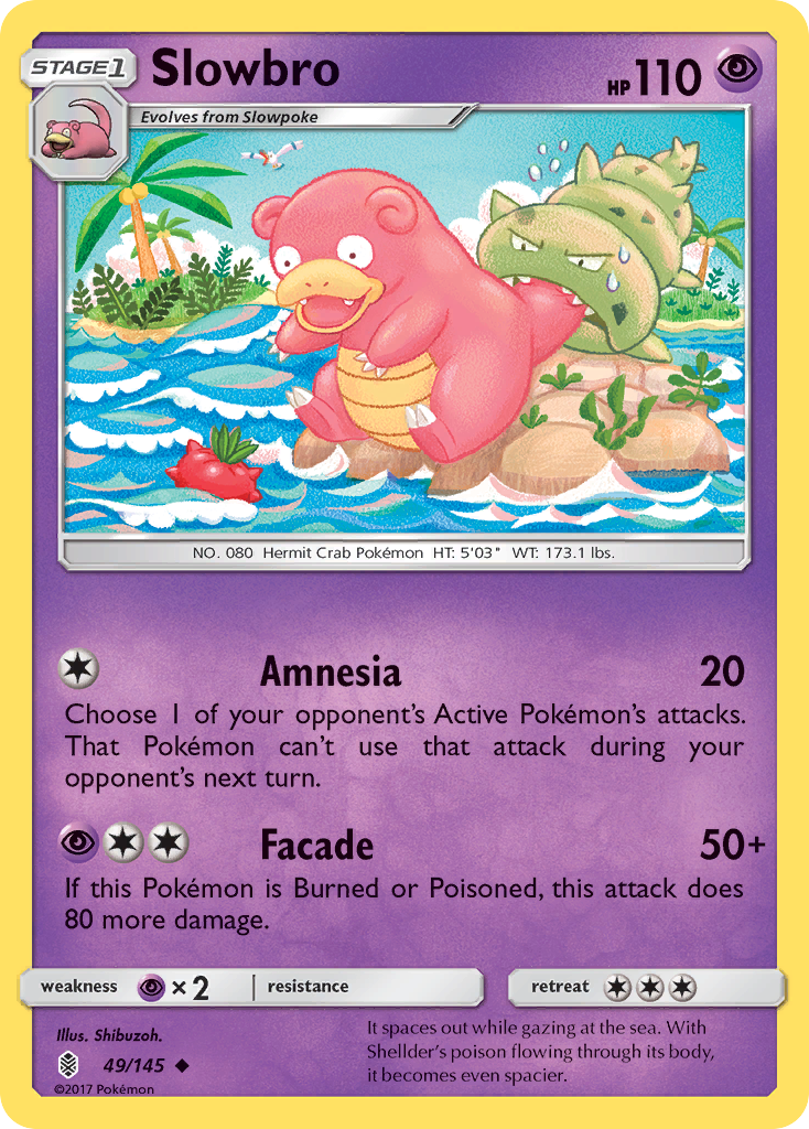 Slowbro (49/145) [Sun & Moon: Guardians Rising] | Anubis Games and Hobby