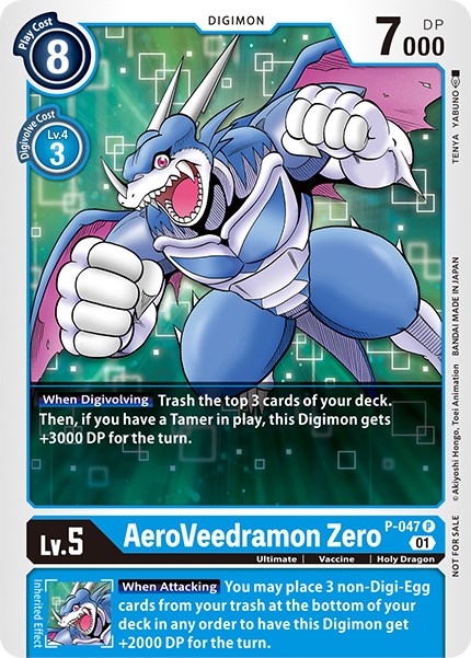 AeroVeedramon Zero [P-047] [Promotional Cards] | Anubis Games and Hobby