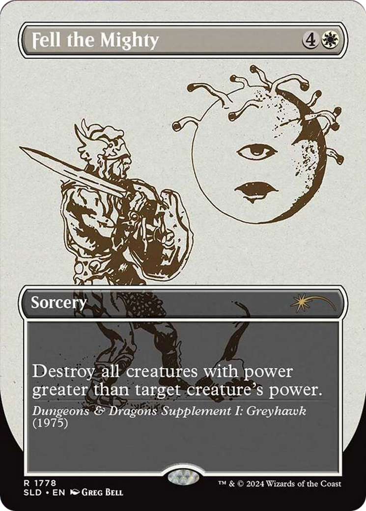 Fell the Mighty [Secret Lair Drop Series] | Anubis Games and Hobby