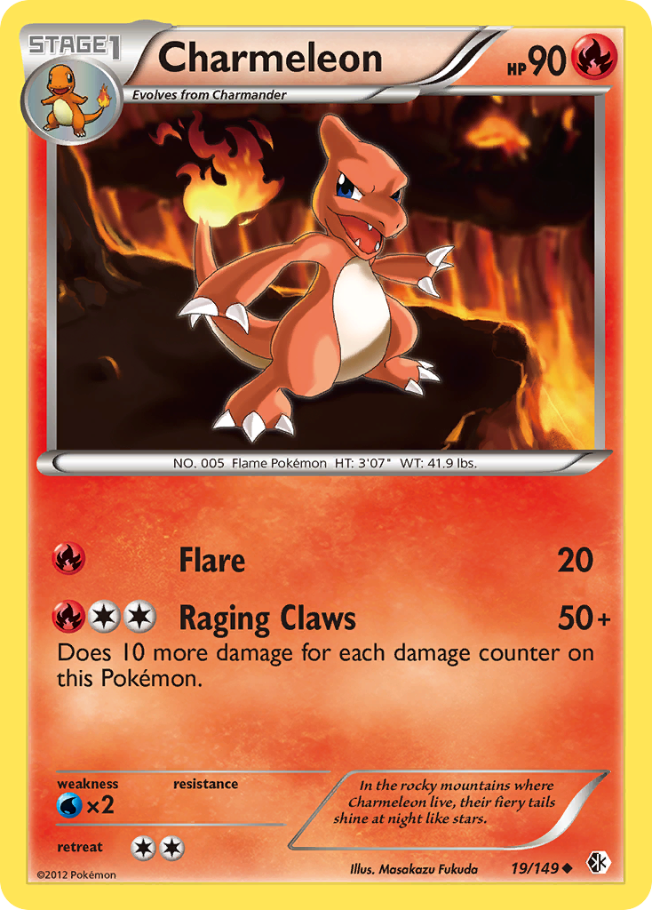 Charmeleon (19/149) [Black & White: Boundaries Crossed] | Anubis Games and Hobby