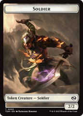 Goblin // Solider (0004) Double-Sided Token [Tarkir: Dragonstorm Commander Tokens] | Anubis Games and Hobby