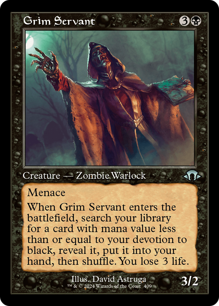 Grim Servant (Retro) [Modern Horizons 3] | Anubis Games and Hobby