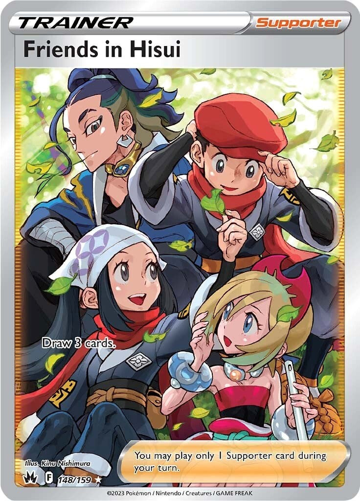 Friends in Hisui (148/159) (Full Art) [Sword & Shield: Crown Zenith] | Anubis Games and Hobby