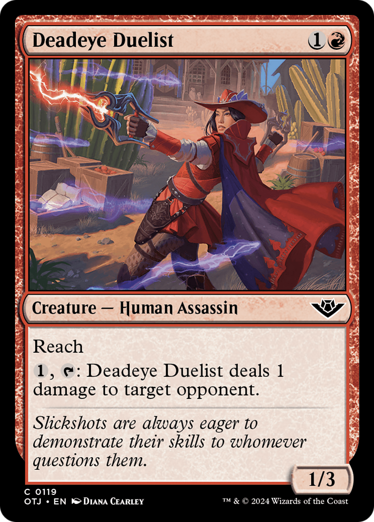 Deadeye Duelist [Outlaws of Thunder Junction] | Anubis Games and Hobby