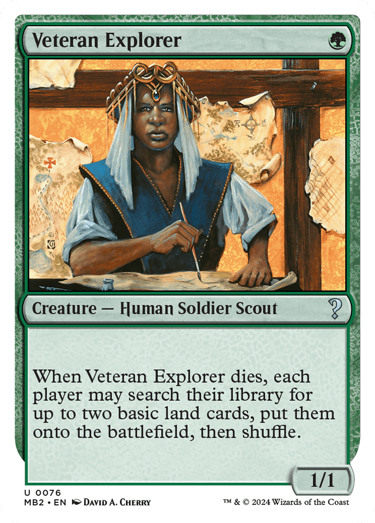 Veteran Explorer (White Border) [Mystery Booster 2] | Anubis Games and Hobby