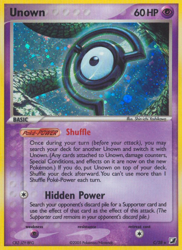 Unown (C) (C/28) [EX: Unseen Forces] | Anubis Games and Hobby