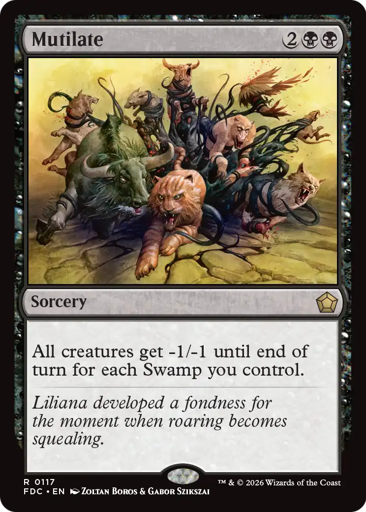 Mutilate [Foundations Commander] | Anubis Games and Hobby