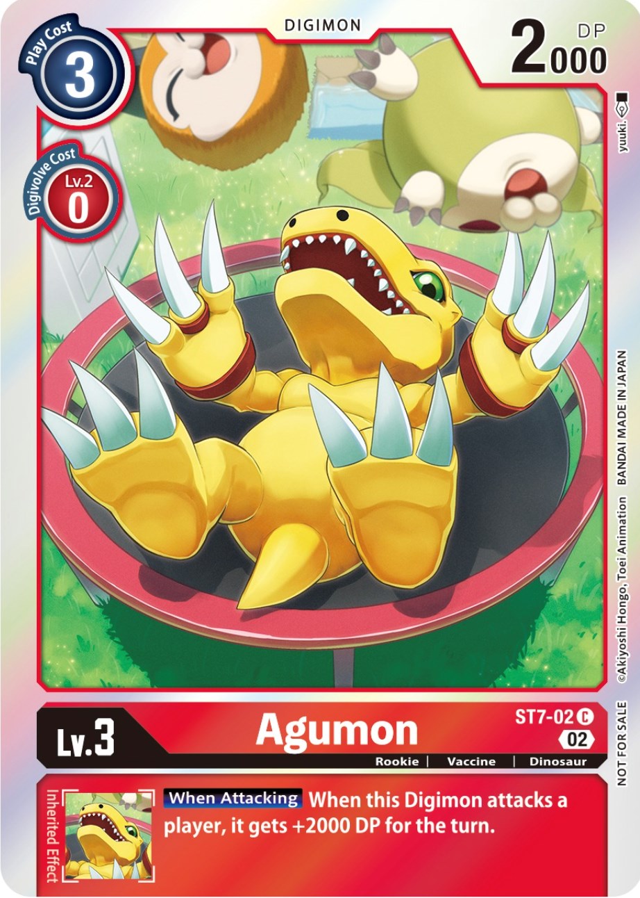 Agumon [ST7-02] (Official Tournament Pack Vol.8) [Starter Deck: Gallantmon Promos] | Anubis Games and Hobby