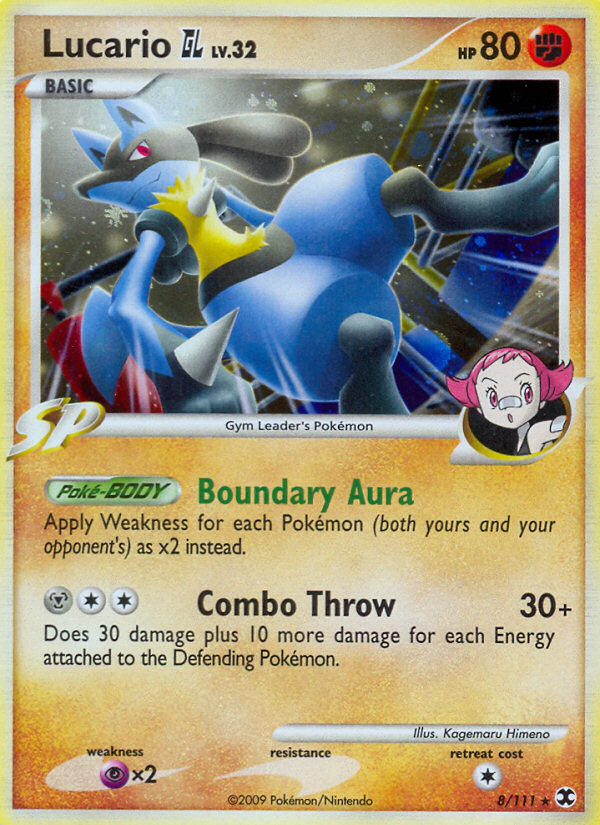 Lucario GL (8/111) [Platinum: Rising Rivals] | Anubis Games and Hobby