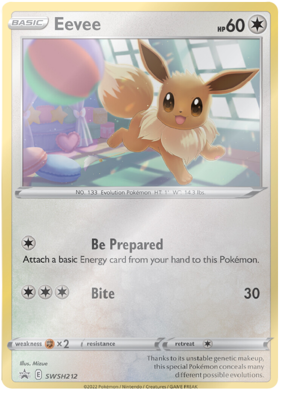 Eevee (SWSH212) [Sword & Shield: Black Star Promos] | Anubis Games and Hobby