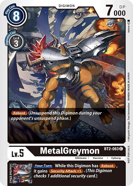 MetalGreymon [BT2-063] (Official Tournament Pack Vol.3) [Release Special Booster Promos] | Anubis Games and Hobby