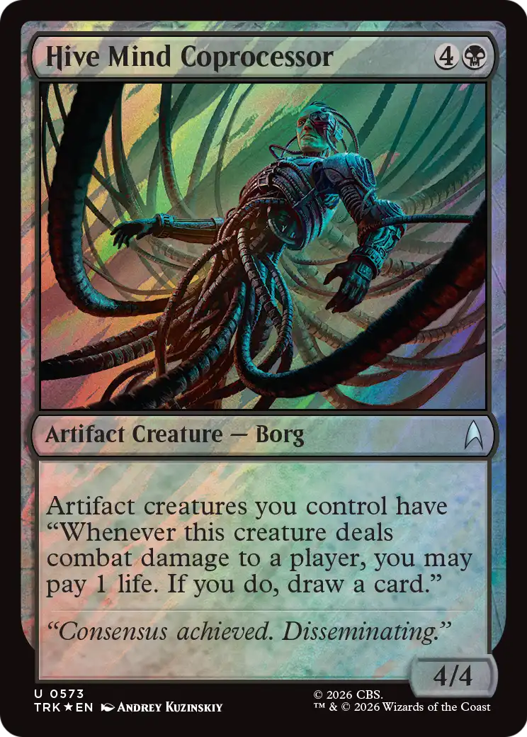 Hive Mind Coprocessor (Surge Foil) [Star Trek] | Anubis Games and Hobby