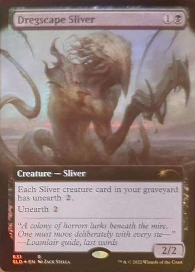 Dregscape Sliver (Extended Art) [Secret Lair Drop Promos] | Anubis Games and Hobby