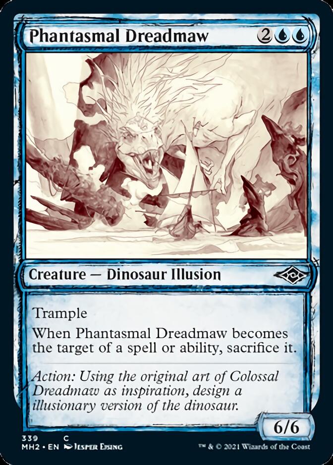 Phantasmal Dreadmaw (Sketch) [Modern Horizons 2] | Anubis Games and Hobby