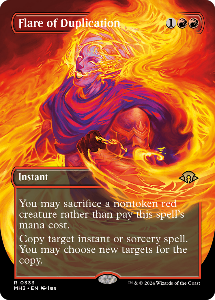 Flare of Duplication (Borderless) [Modern Horizons 3] | Anubis Games and Hobby