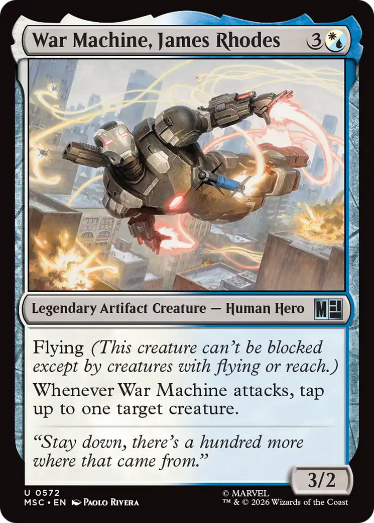 War Machine, James Rhodes [Marvel Super Heroes Commander] | Anubis Games and Hobby