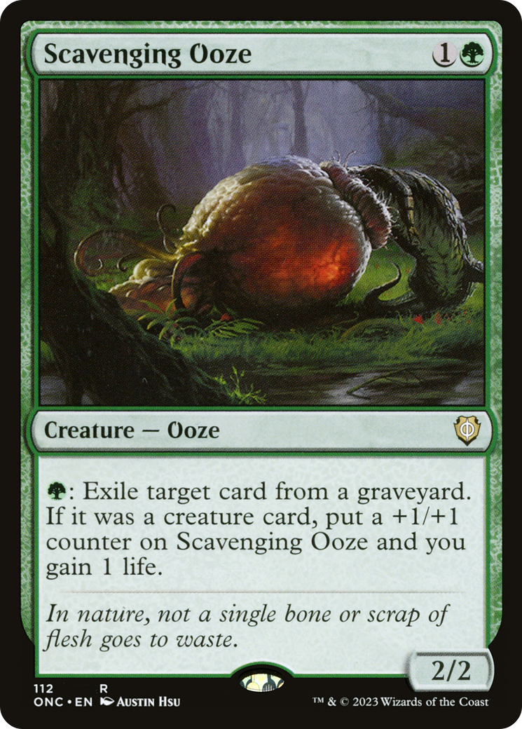 Scavenging Ooze [Phyrexia: All Will Be One Commander] | Anubis Games and Hobby