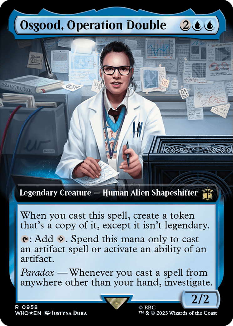 Osgood, Operation Double (Extended Art) (Surge Foil) [Doctor Who] | Anubis Games and Hobby