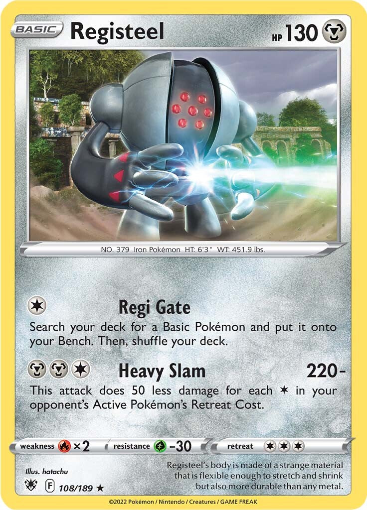 Registeel (108/189) [Sword & Shield: Astral Radiance] | Anubis Games and Hobby