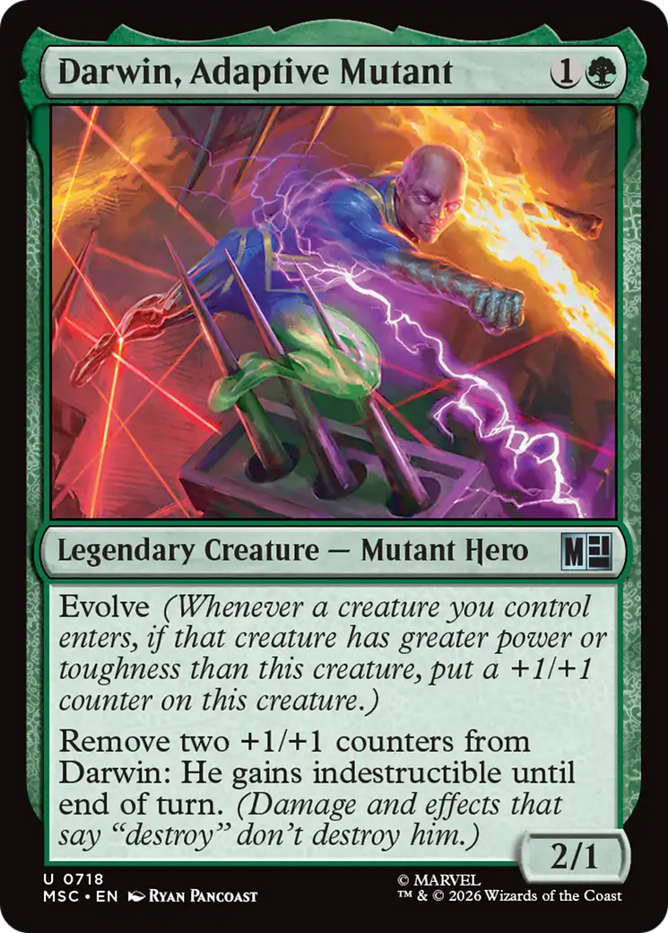 Darwin, Adaptive Mutant [Marvel Super Heroes Commander] | Anubis Games and Hobby