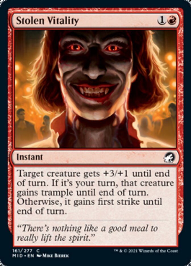 Stolen Vitality [Innistrad: Midnight Hunt] | Anubis Games and Hobby