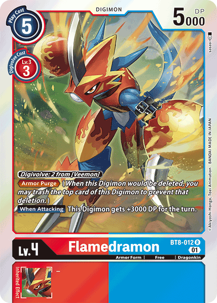 Flamedramon [BT8-012] [New Awakening] | Anubis Games and Hobby