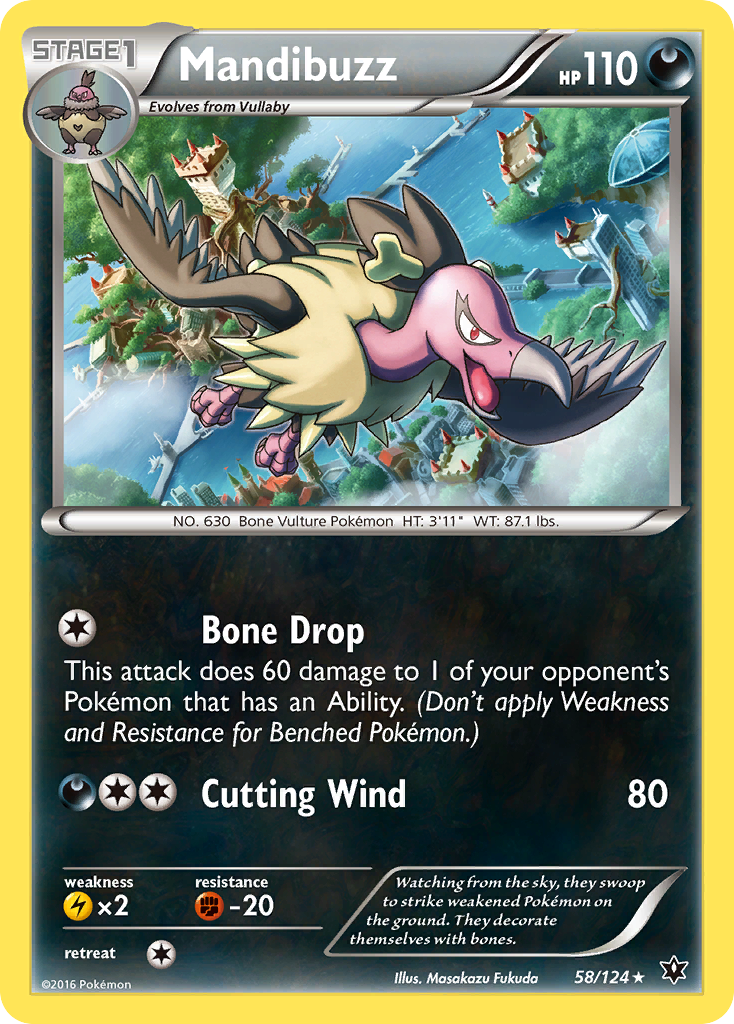Mandibuzz (58/124) [XY: Fates Collide] | Anubis Games and Hobby
