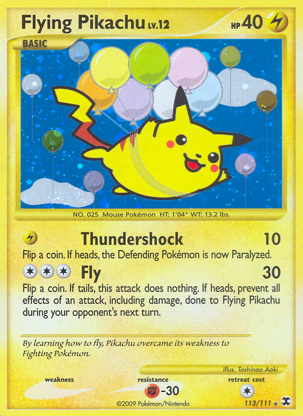 Flying Pikachu (113/111) [Platinum: Rising Rivals] | Anubis Games and Hobby