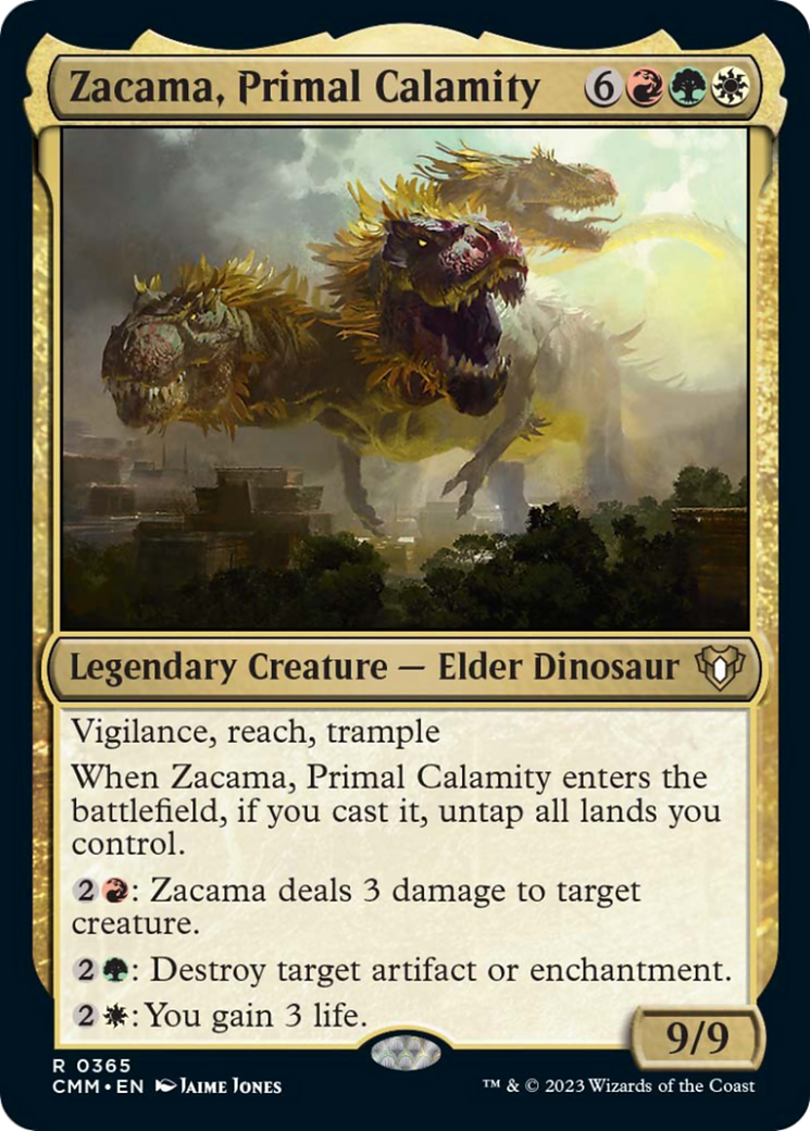 Zacama, Primal Calamity [Commander Masters] | Anubis Games and Hobby