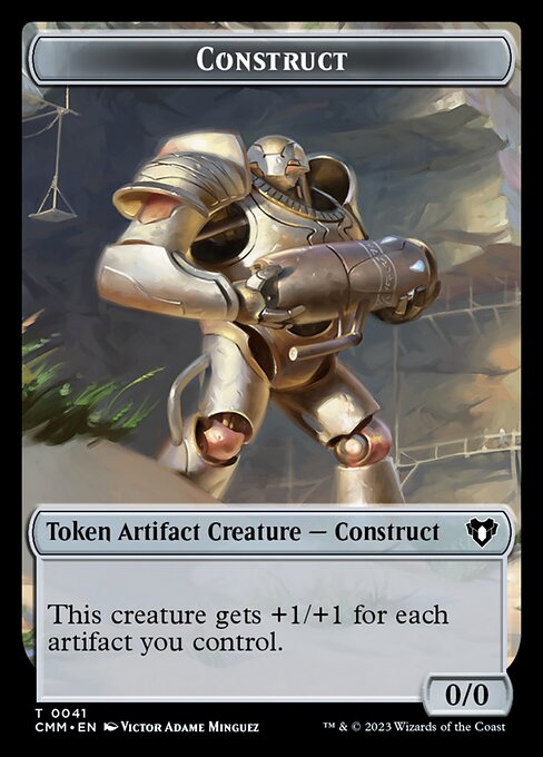 Servo // Construct (0041) Double-Sided Token [Commander Masters Tokens] | Anubis Games and Hobby