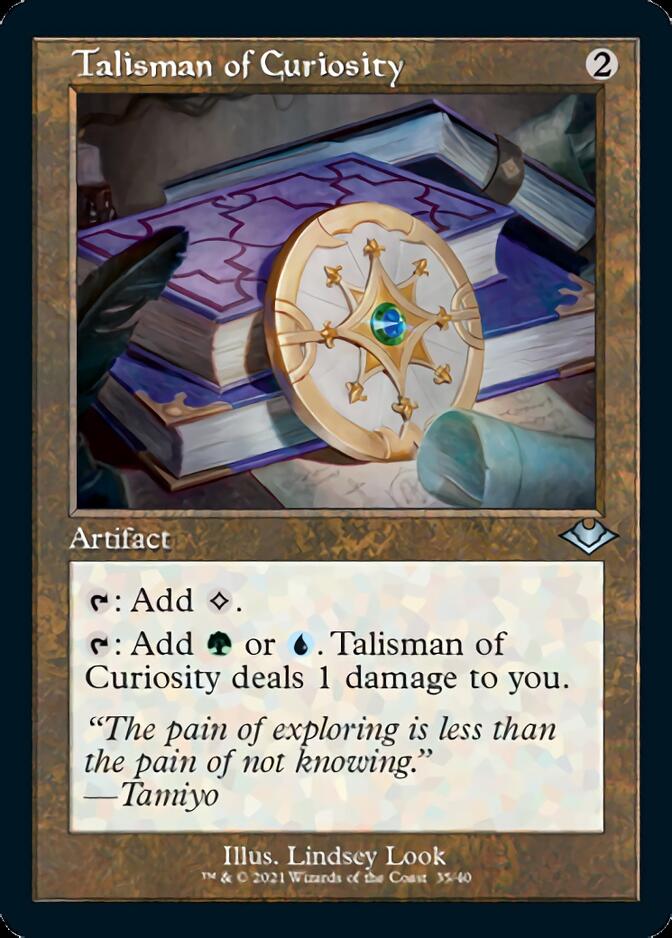Talisman of Curiosity (Retro Foil Etched) [Modern Horizons] | Anubis Games and Hobby