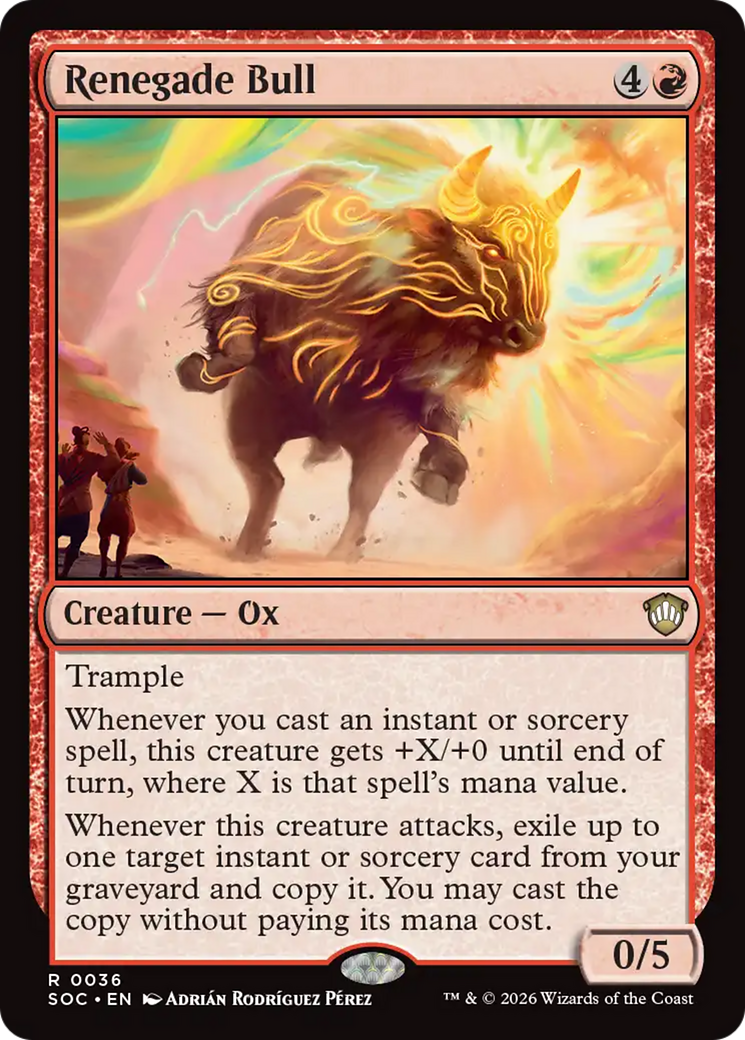 Renegade Bull [Secrets of Strixhaven Commander] | Anubis Games and Hobby