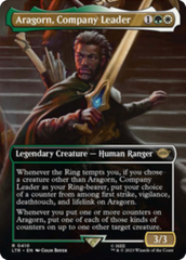 Aragorn, Company Leader (Borderless Alternate Art) [The Lord of the Rings: Tales of Middle-Earth] | Anubis Games and Hobby