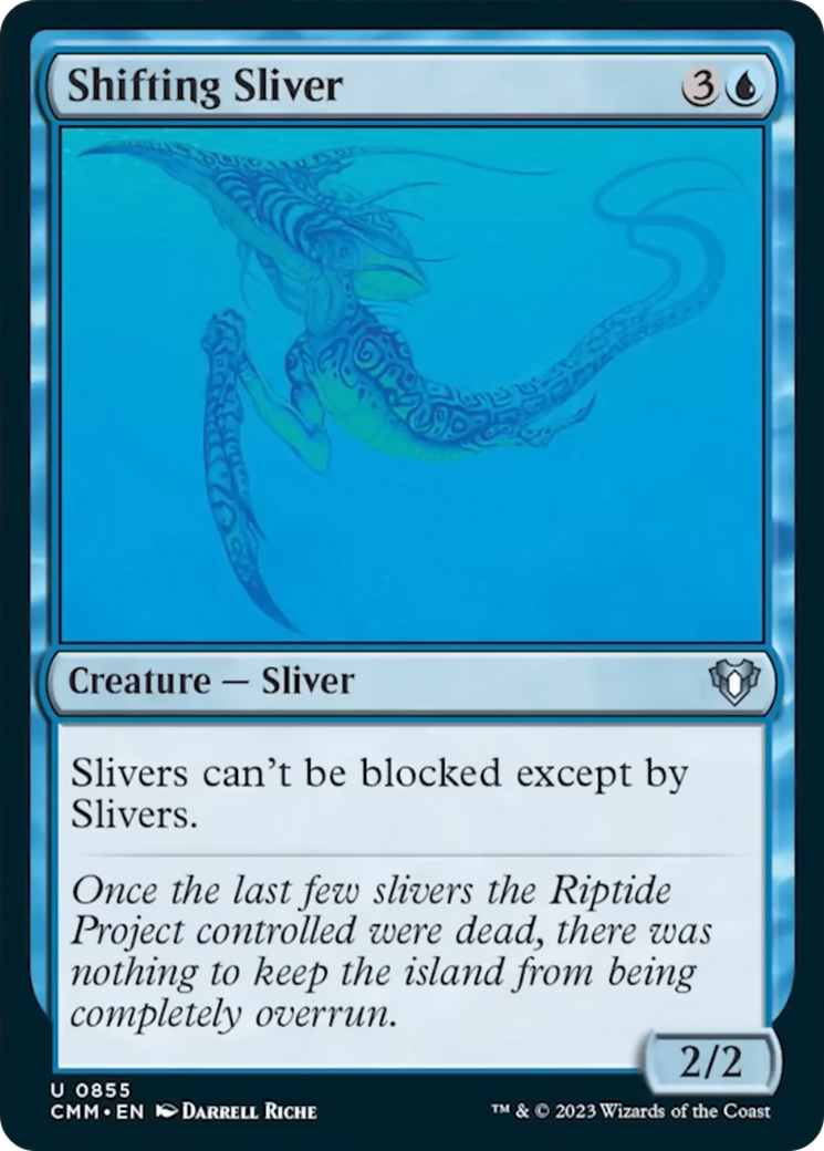 Shifting Sliver [Commander Masters] | Anubis Games and Hobby