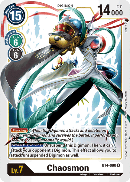 Chaosmon [BT4-090] [Great Legend] | Anubis Games and Hobby