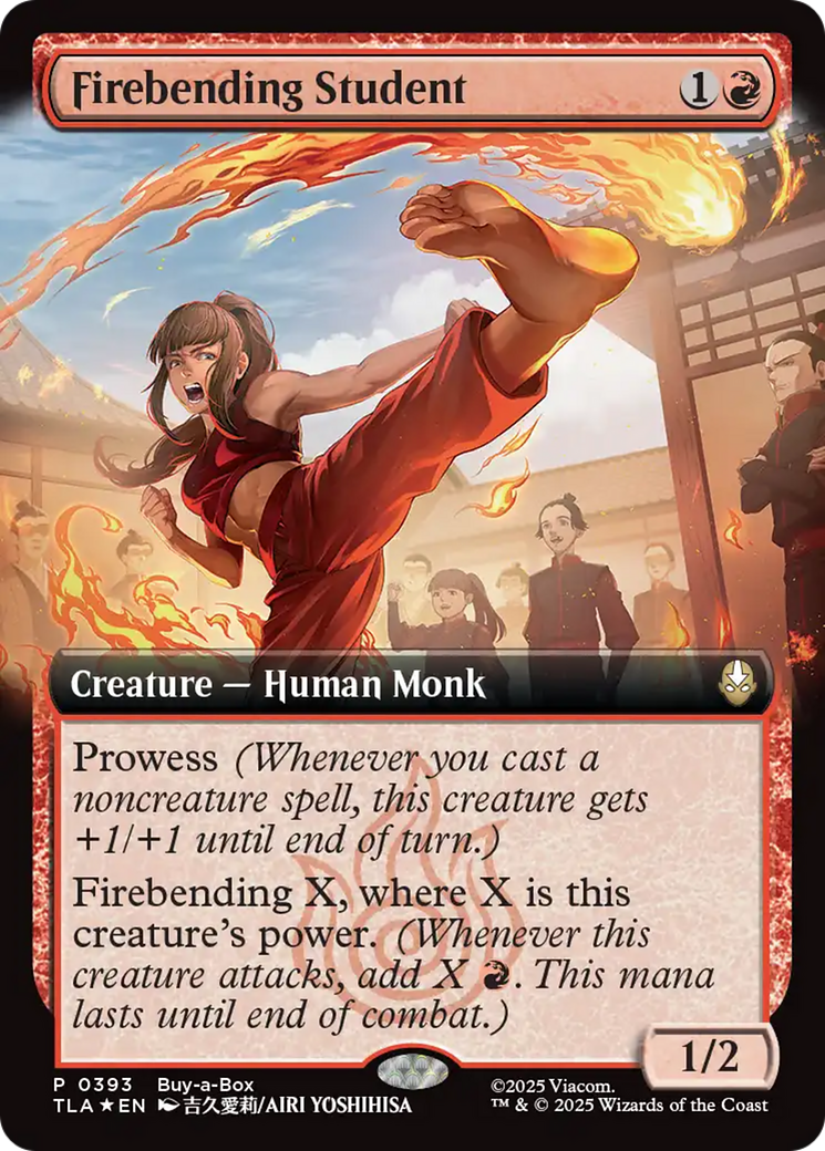 Firebending Student (Extended Art) [Avatar: The Last Airbender Promos] | Anubis Games and Hobby