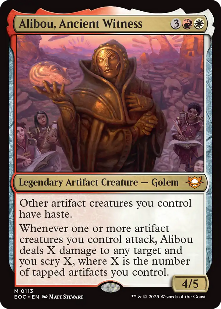Alibou, Ancient Witness [Edge of Eternities Commander] | Anubis Games and Hobby