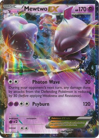 Mewtwo EX (61/162) (Jumbo Card) [XY: BREAKthrough] | Anubis Games and Hobby