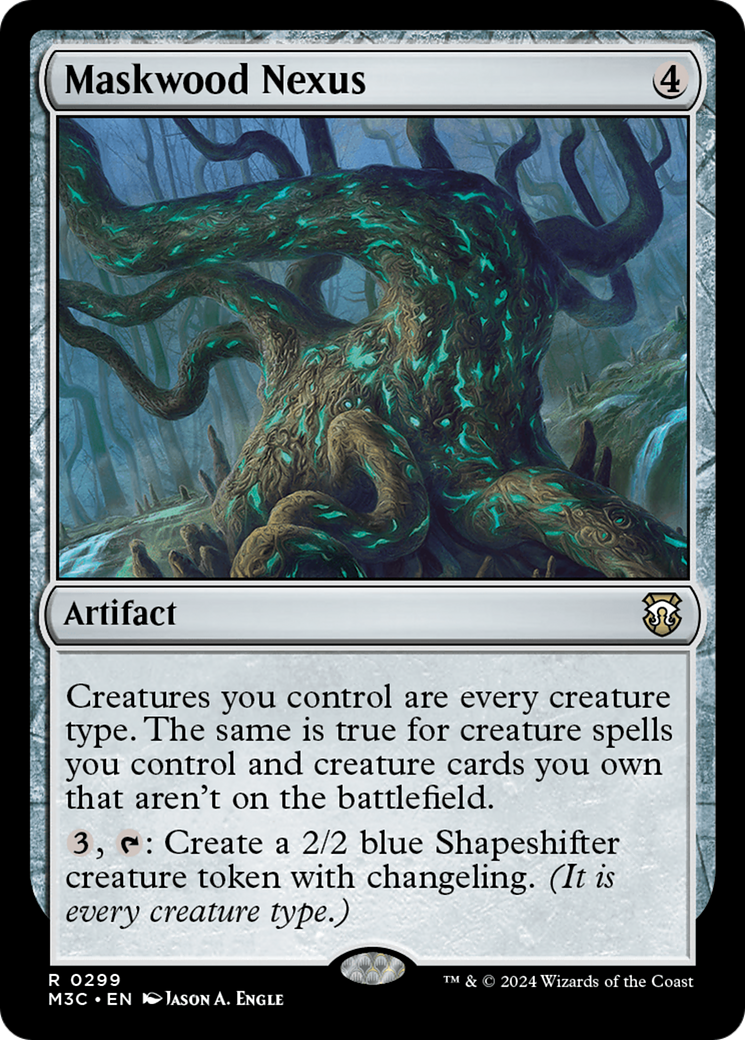 Maskwood Nexus (Ripple Foil) [Modern Horizons 3 Commander] | Anubis Games and Hobby