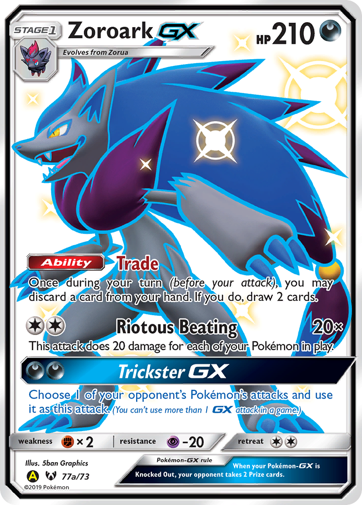 Zoroark GX (77a/73) [Alternate Art Promos] | Anubis Games and Hobby