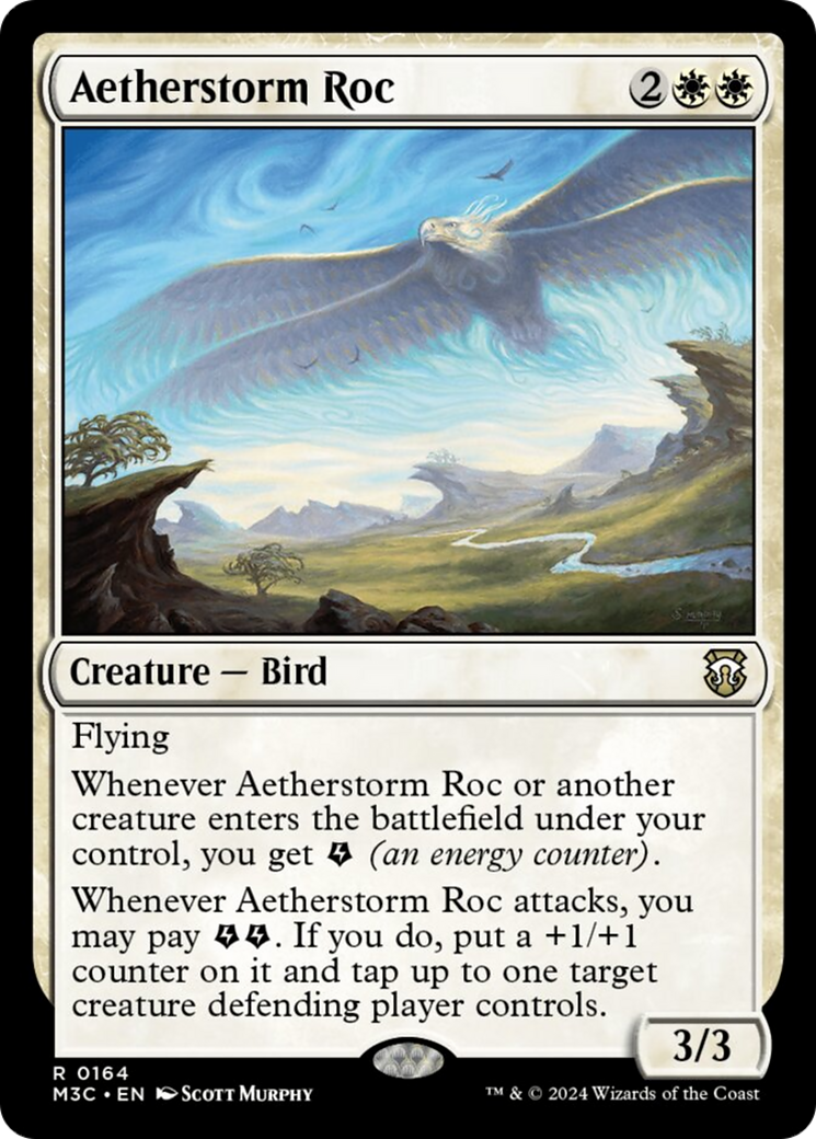 Aetherstorm Roc (Ripple Foil) [Modern Horizons 3 Commander] | Anubis Games and Hobby